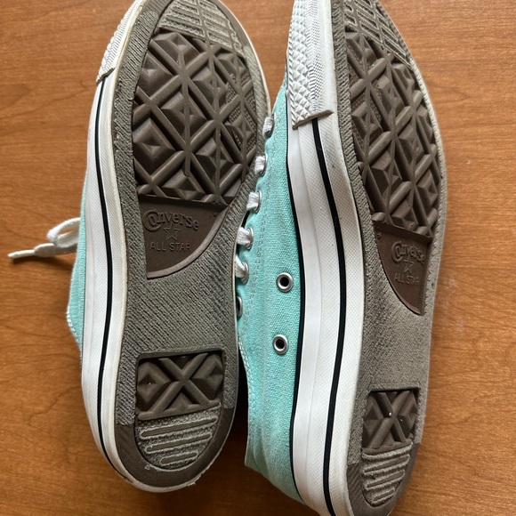 All Star Converse low mineral teal / mint color 8 women’s - Picture 2 of 6
